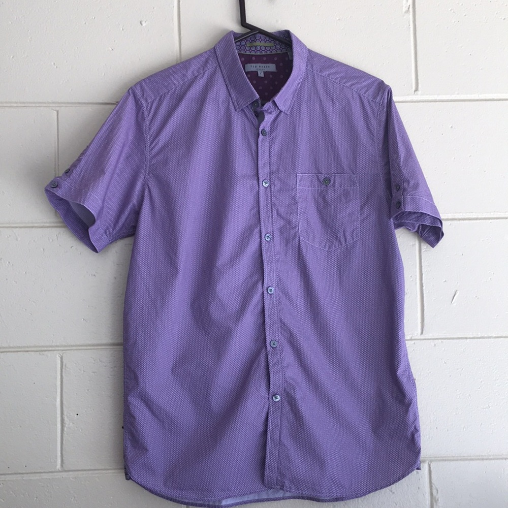 Ted Baker purple shirt Sz 4